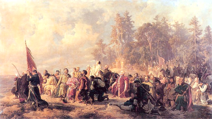 Artur_Grottger_Modlitwa_konfederatów_barskich